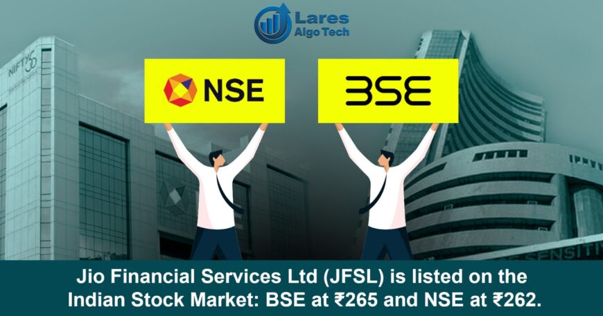 Jio Financial Services Ltd is listed on the Indian Stock Market